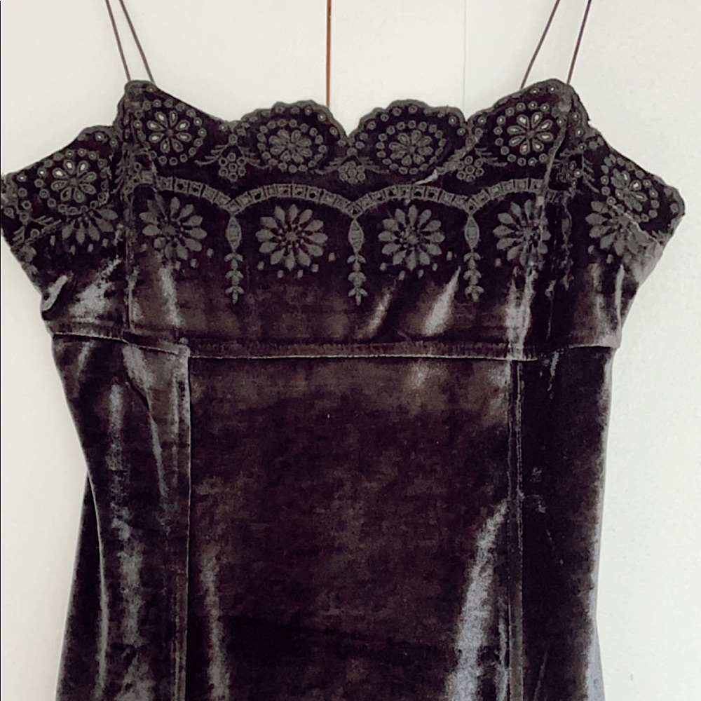 Free People intimates velvet dress
